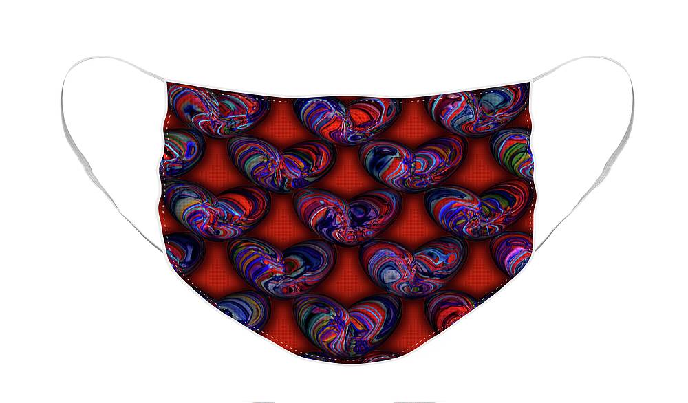 Marbled Valentine - Face Mask