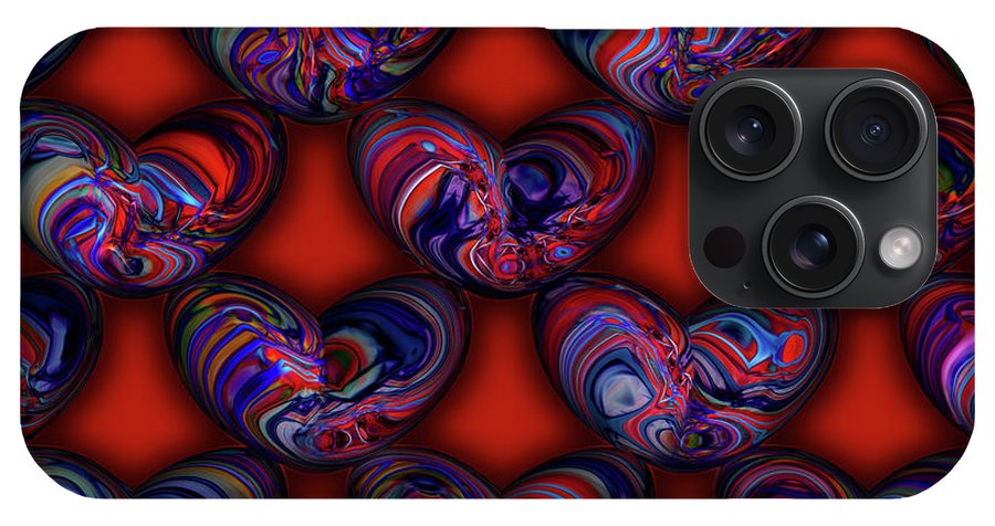 Marbled Valentine - Phone Case