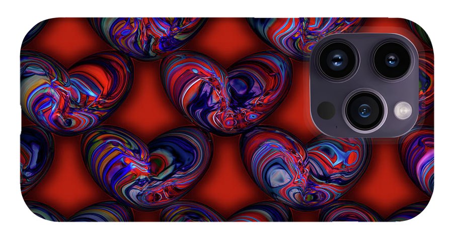 Marbled Valentine - Phone Case