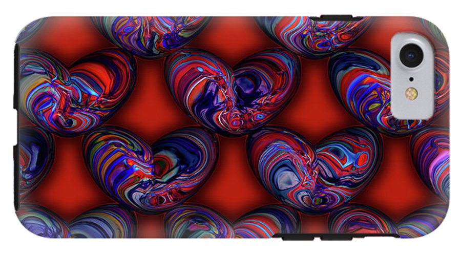 Marbled Valentine - Phone Case