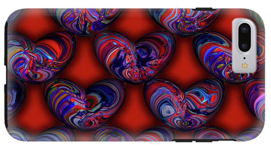 Marbled Valentine - Phone Case