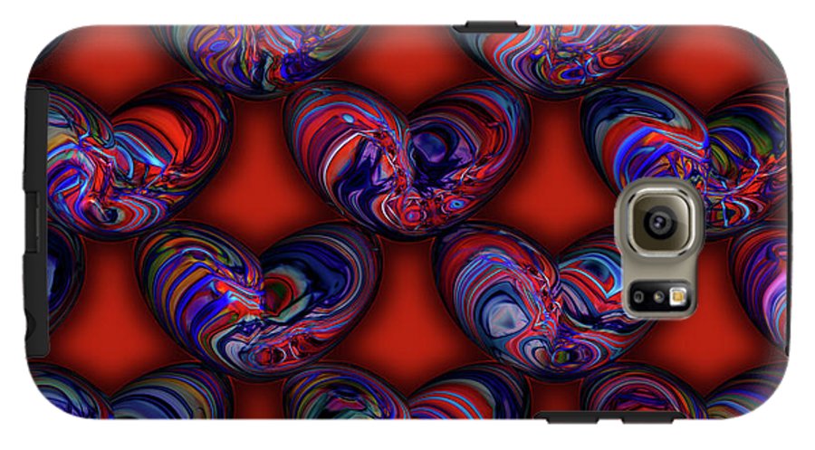 Marbled Valentine - Phone Case