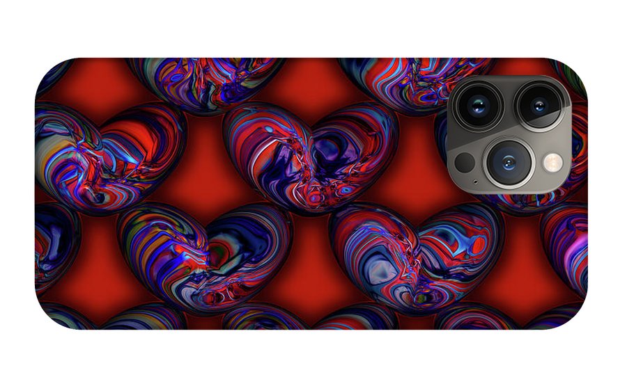 Marbled Valentine - Phone Case