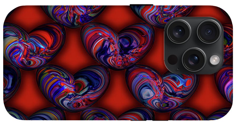 Marbled Valentine - Phone Case