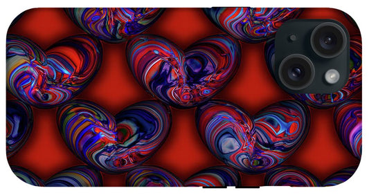 Marbled Valentine - Phone Case