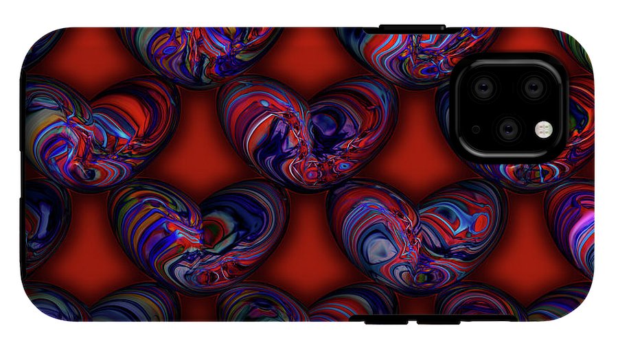 Marbled Valentine - Phone Case