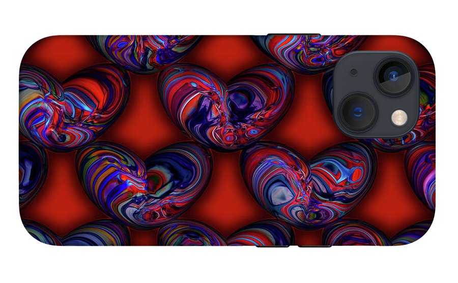 Marbled Valentine - Phone Case