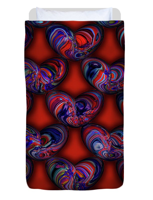 Marbled Valentine - Duvet Cover