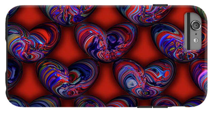 Marbled Valentine - Phone Case
