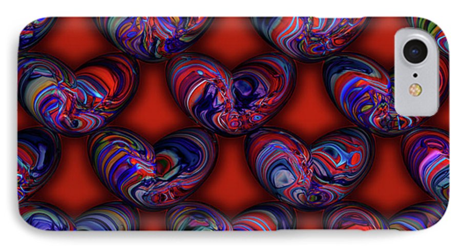 Marbled Valentine - Phone Case