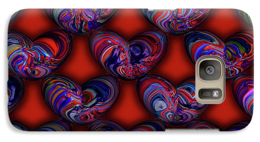 Marbled Valentine - Phone Case