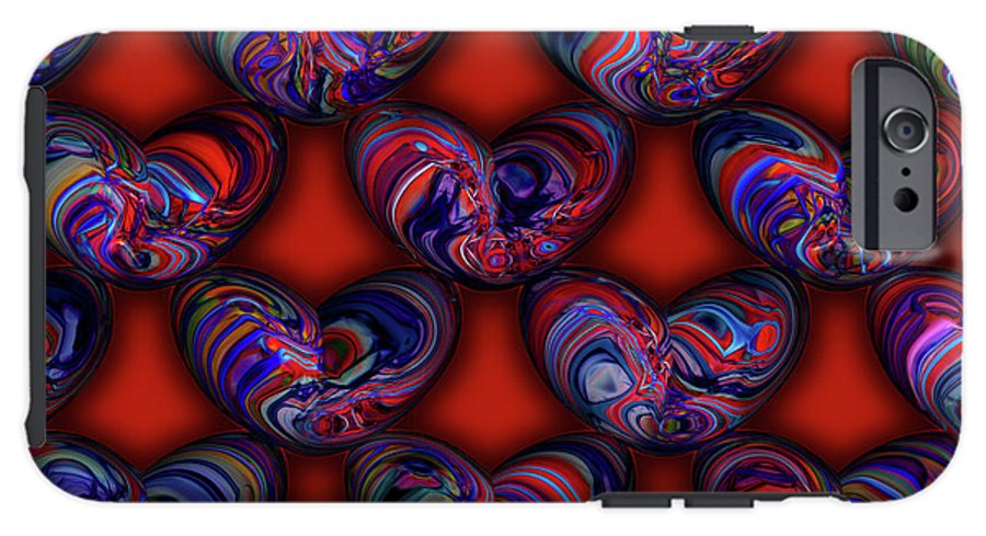 Marbled Valentine - Phone Case