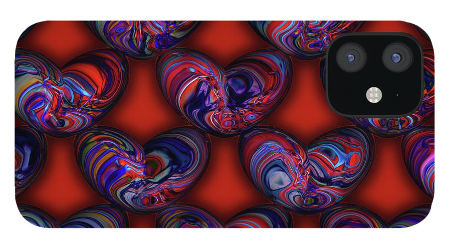 Marbled Valentine - Phone Case