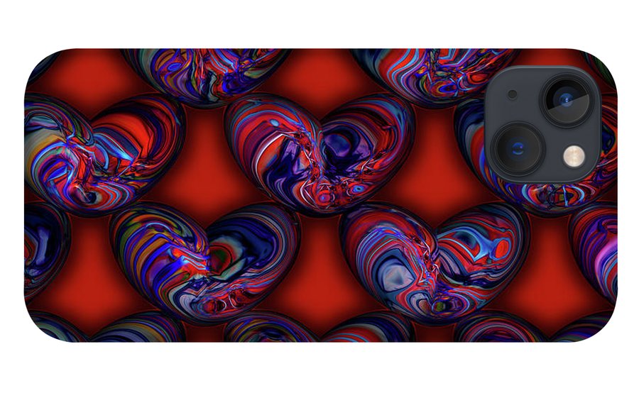 Marbled Valentine - Phone Case
