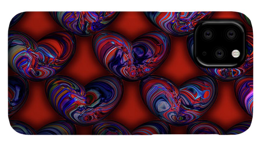 Marbled Valentine - Phone Case