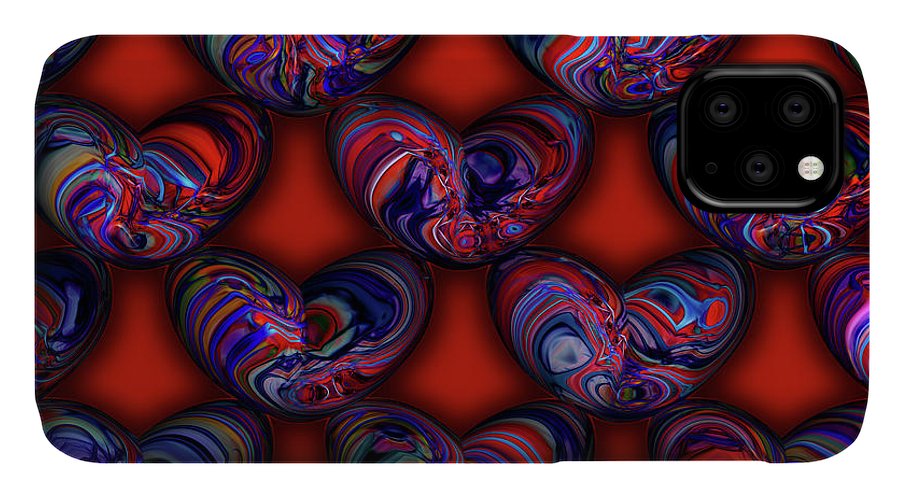 Marbled Valentine - Phone Case
