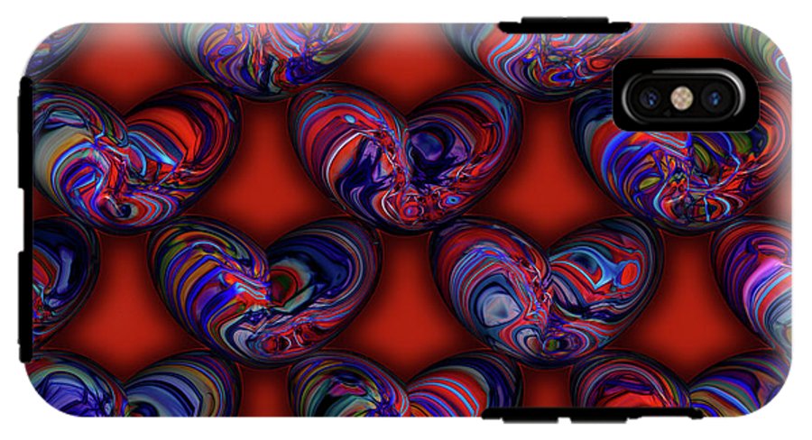 Marbled Valentine - Phone Case