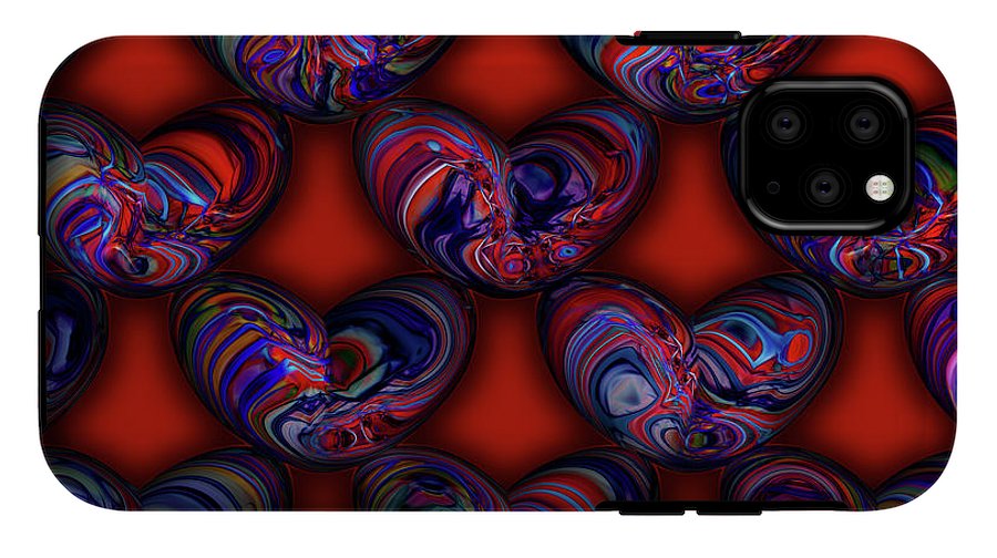 Marbled Valentine - Phone Case