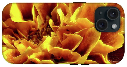 Marigold Close Up - Phone Case