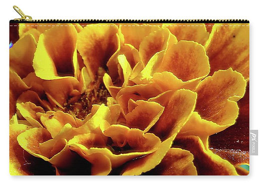 Marigold Close Up - Carry-All Pouch
