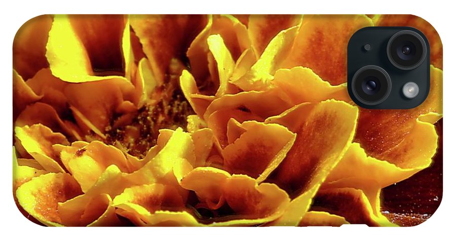 Marigold Close Up - Phone Case