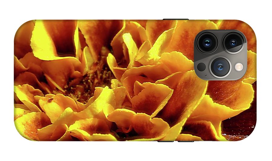 Marigold Close Up - Phone Case