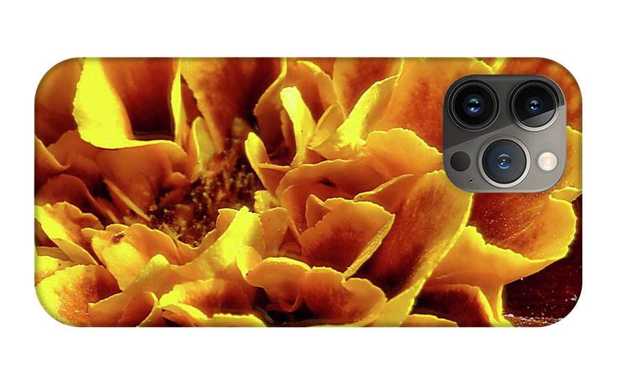 Marigold Close Up - Phone Case