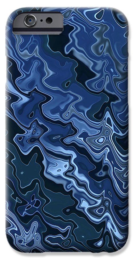 Melted Blue Chrome - Phone Case