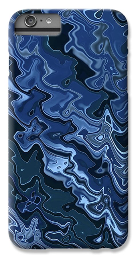 Melted Blue Chrome - Phone Case