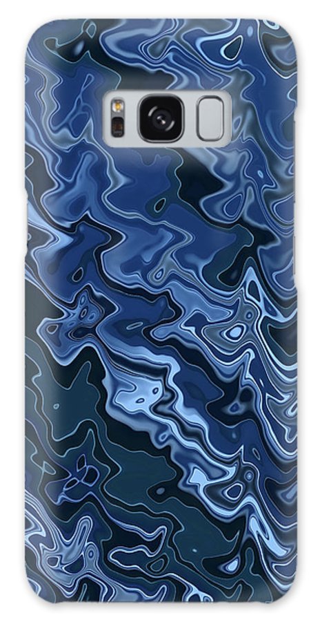 Melted Blue Chrome - Phone Case