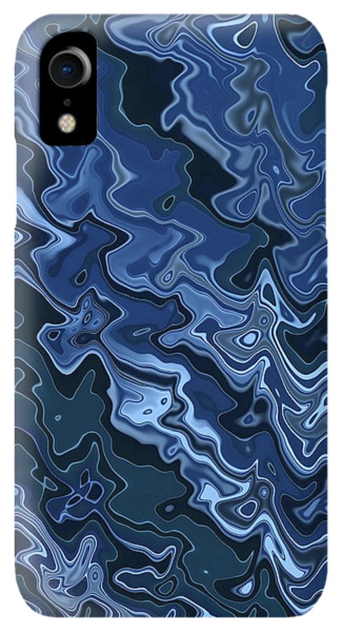 Melted Blue Chrome - Phone Case