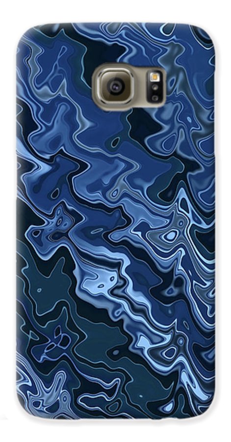 Melted Blue Chrome - Phone Case