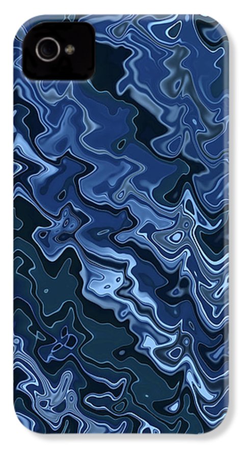 Melted Blue Chrome - Phone Case