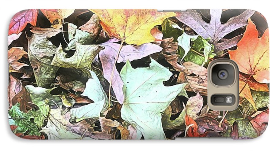 Mid October Fall Leaf Pile - Phone Case