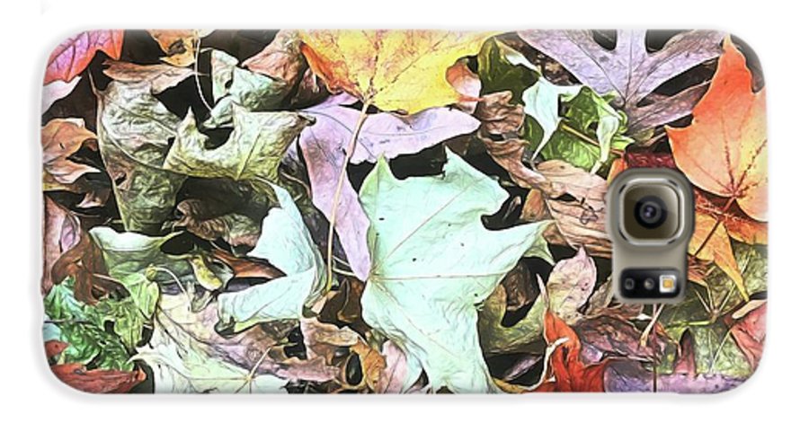 Mid October Fall Leaf Pile - Phone Case