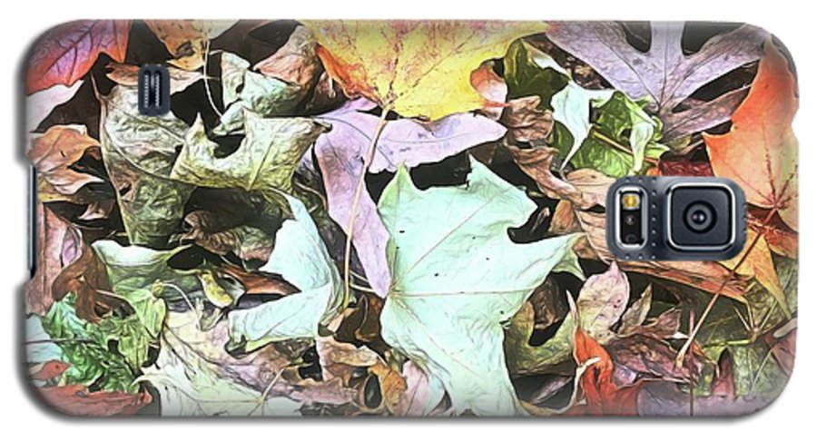 Mid October Fall Leaf Pile - Phone Case