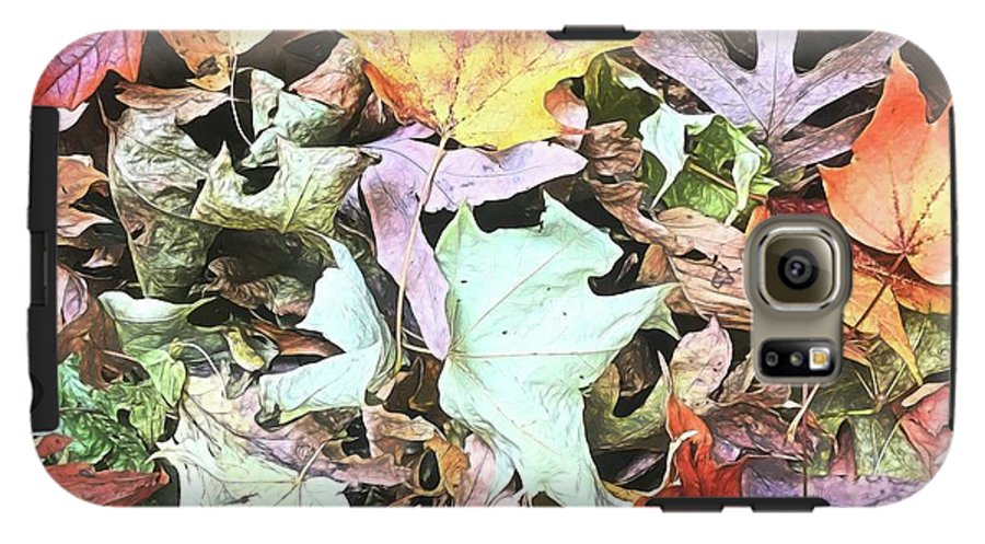 Mid October Fall Leaf Pile - Phone Case