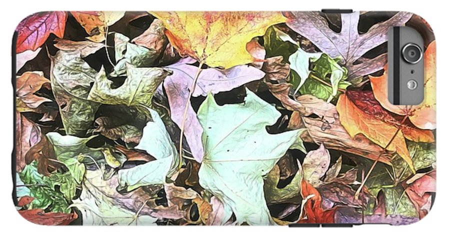 Mid October Fall Leaf Pile - Phone Case