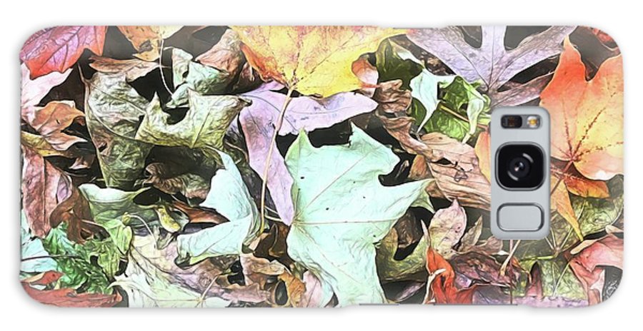 Mid October Fall Leaf Pile - Phone Case
