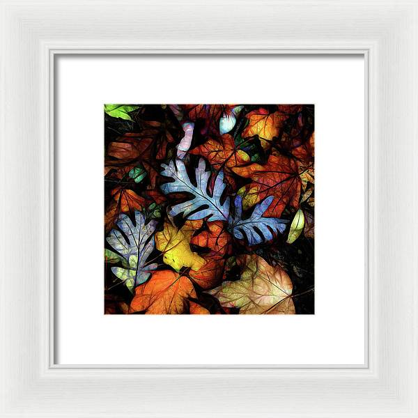 Mid October Leaves 1 - Framed Print