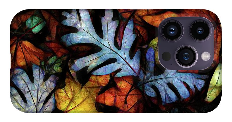 Mid October Leaves 1 - Phone Case