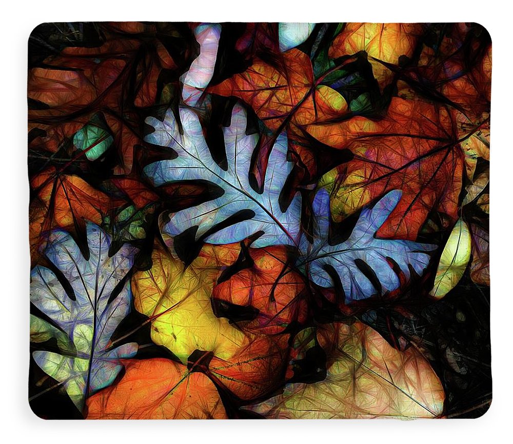 Mid October Leaves 1 - Blanket
