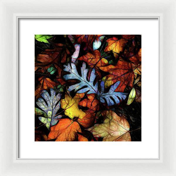 Mid October Leaves 1 - Framed Print