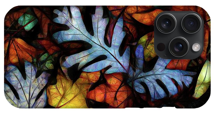 Mid October Leaves 1 - Phone Case