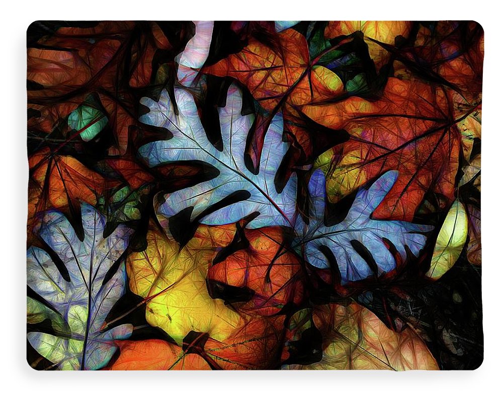 Mid October Leaves 1 - Blanket