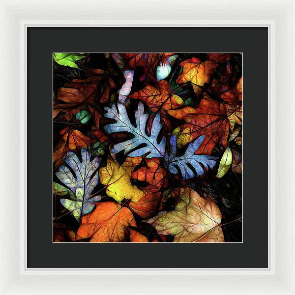 Mid October Leaves 1 - Framed Print
