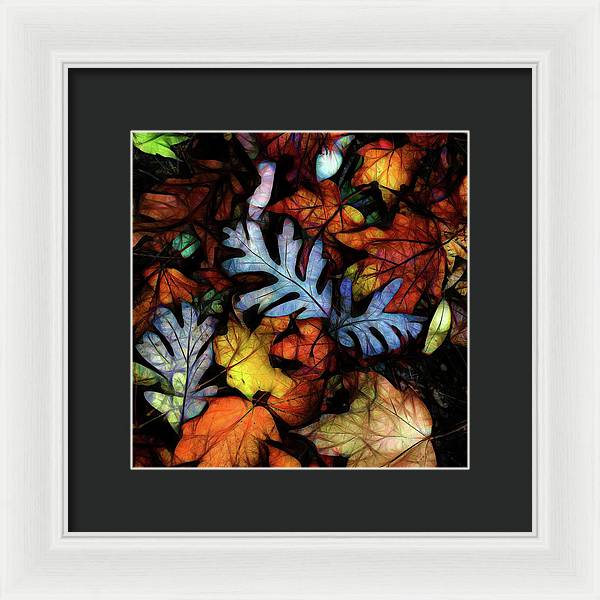 Mid October Leaves 1 - Framed Print