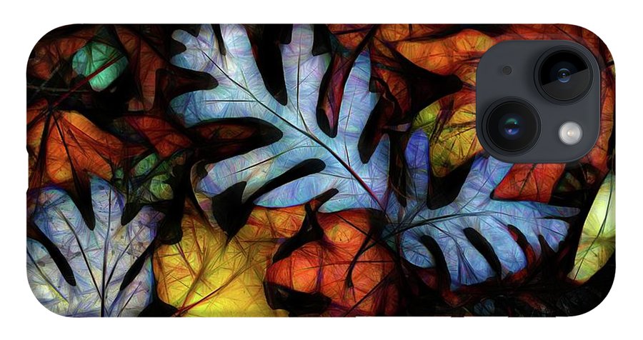 Mid October Leaves 1 - Phone Case