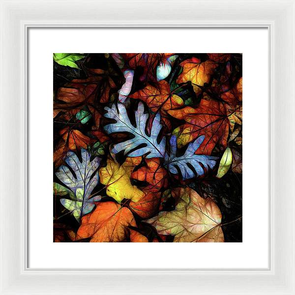 Mid October Leaves 1 - Framed Print