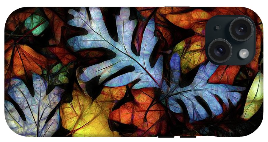 Mid October Leaves 1 - Phone Case